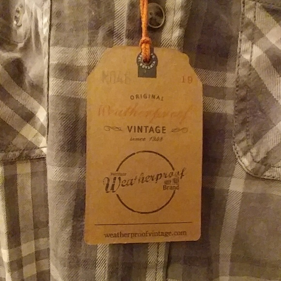 NWT Weatherproof Vintage Men's Flannel Shirt - Picture 3 of 5